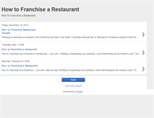 Tablet Screenshot of howtofranchise.blogspot.com