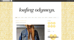 Desktop Screenshot of loafingodysseys.blogspot.com