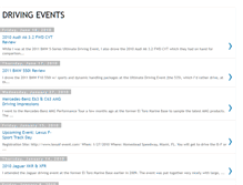 Tablet Screenshot of drivingevents.blogspot.com