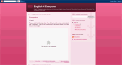 Desktop Screenshot of english-4-every1.blogspot.com