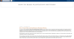 Desktop Screenshot of makeplantationshutters.blogspot.com