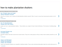 Tablet Screenshot of makeplantationshutters.blogspot.com