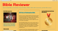 Desktop Screenshot of biblereviewer.blogspot.com