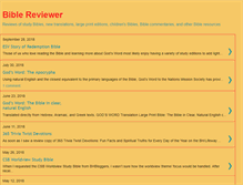 Tablet Screenshot of biblereviewer.blogspot.com