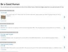 Tablet Screenshot of beagoodhuman.blogspot.com