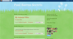 Desktop Screenshot of paulbarrussecrets.blogspot.com