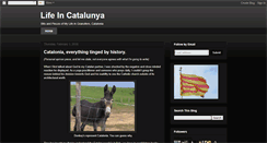 Desktop Screenshot of life-in-catalonia.blogspot.com