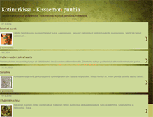 Tablet Screenshot of kotinurkissa.blogspot.com