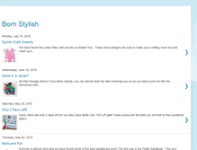 Tablet Screenshot of bornstylish.blogspot.com