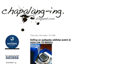 Desktop Screenshot of chapalang-ing.blogspot.com