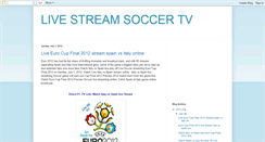 Desktop Screenshot of freesoccerlivetv.blogspot.com