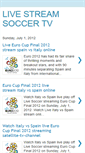 Mobile Screenshot of freesoccerlivetv.blogspot.com