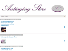 Tablet Screenshot of antiaging-store.blogspot.com