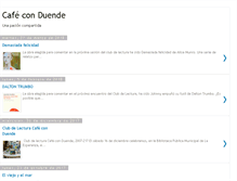 Tablet Screenshot of cafeconduende.blogspot.com