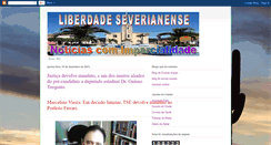 Desktop Screenshot of liberdadeseverianense.blogspot.com