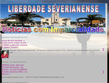 Tablet Screenshot of liberdadeseverianense.blogspot.com