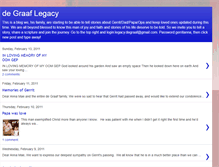 Tablet Screenshot of degraaflegacy.blogspot.com