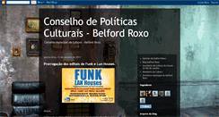 Desktop Screenshot of conselhocultura-br.blogspot.com