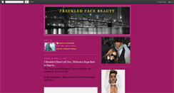 Desktop Screenshot of freckledfacebeauty.blogspot.com