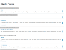 Tablet Screenshot of giseleferraz.blogspot.com