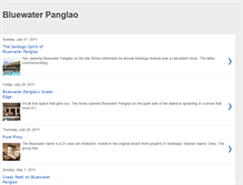 Tablet Screenshot of bluewaterpanglao.blogspot.com