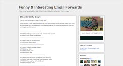 Desktop Screenshot of interestingemailforwards.blogspot.com