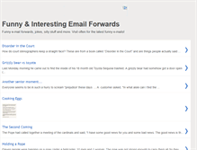 Tablet Screenshot of interestingemailforwards.blogspot.com