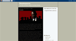 Desktop Screenshot of disasterpeaces.blogspot.com