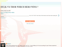 Tablet Screenshot of hulkvsthorwhichherowins.blogspot.com