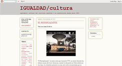 Desktop Screenshot of igualdadcultura.blogspot.com