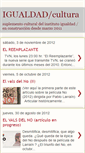 Mobile Screenshot of igualdadcultura.blogspot.com