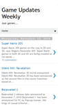 Mobile Screenshot of gameupdatesweekly.blogspot.com