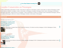 Tablet Screenshot of localescomercialesnicaragua.blogspot.com