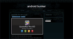 Desktop Screenshot of androidbunker.blogspot.com