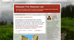 Desktop Screenshot of malaysianfirstlast.blogspot.com