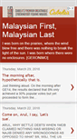 Mobile Screenshot of malaysianfirstlast.blogspot.com