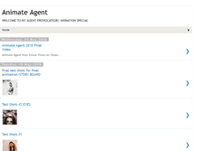 Tablet Screenshot of animateagent.blogspot.com