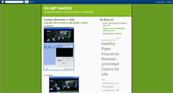 Desktop Screenshot of csharpmagics.blogspot.com