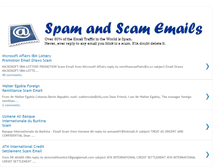 Tablet Screenshot of email-spam-scams.blogspot.com