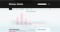 Desktop Screenshot of melayu-boleh-juga.blogspot.com