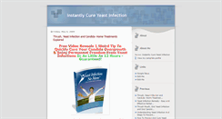 Desktop Screenshot of instantly-cure-yeast-infection.blogspot.com