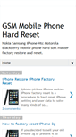 Mobile Screenshot of gsm-reset.blogspot.com