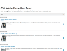 Tablet Screenshot of gsm-reset.blogspot.com