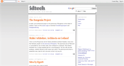 Desktop Screenshot of idtech.blogspot.com