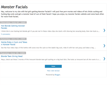 Tablet Screenshot of monsterfacials.blogspot.com