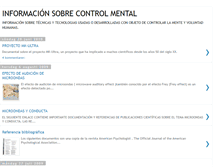 Tablet Screenshot of informacioncontrolmental.blogspot.com