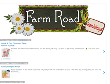 Tablet Screenshot of farmroadquilts.blogspot.com