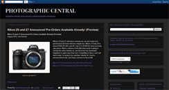 Desktop Screenshot of photographic-central.blogspot.com