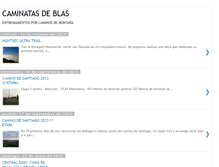 Tablet Screenshot of caminatasdeblas.blogspot.com