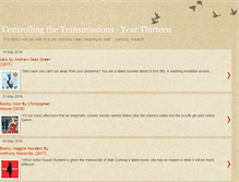 Tablet Screenshot of controllingthetransmissions.blogspot.com